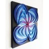 Peinture 3D "vortex" 60x60cm